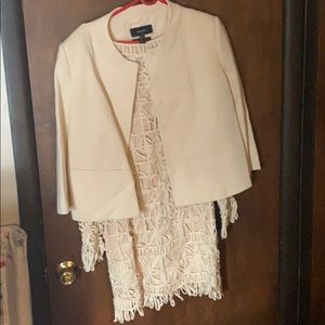 Mango Set BNWT Cream 10 Jacket Shirt Dress